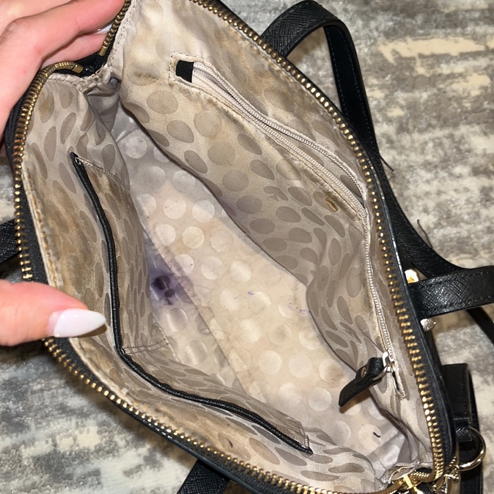 Black Kate Spade purse - Picture 3 of 4